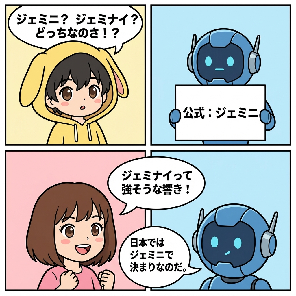 Gemini Pronunciation Manga