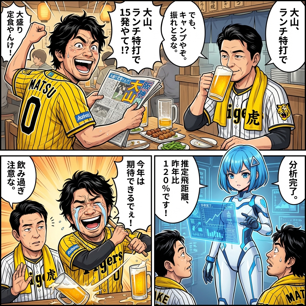 【大山覚醒！？】ランチ特打で15発！ジェミーのデータ分析も唸る「昨年比120%の破壊力」とは？