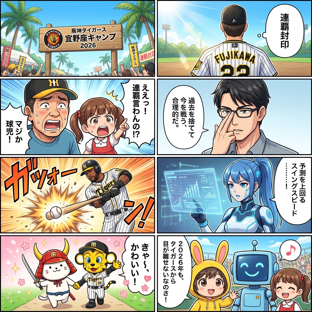 【宜野座狂宴】2026キャンプ始動！球児監督の「連覇封印」と新大砲ディベイニーの衝撃！